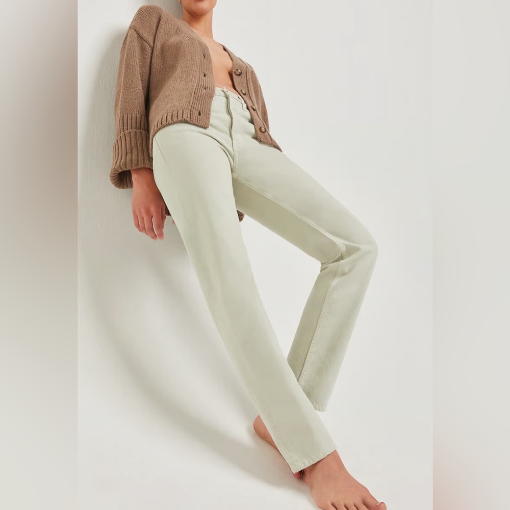 B SIDES BRIT JEANS IN CELERY, 24